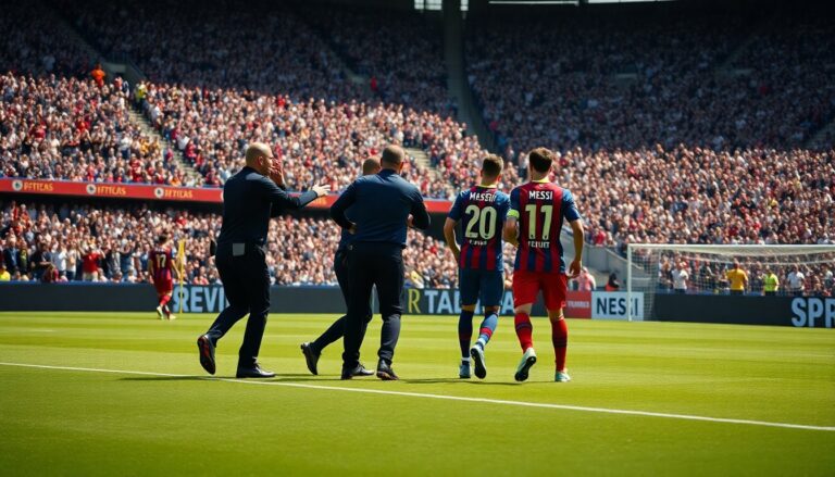 messi tackled by fan on pitch during inter miami exhibition in puerto rico 1772215176