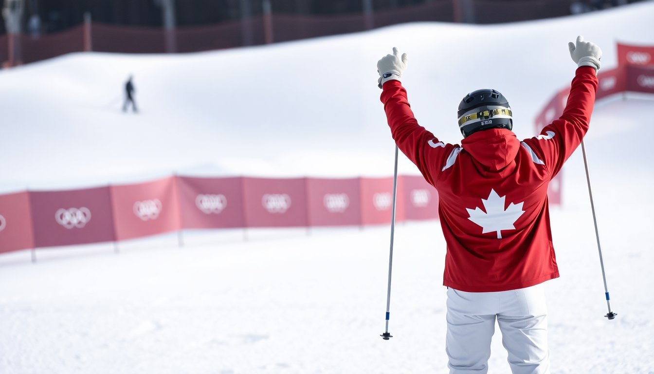mikael kingsbury wins dual moguls to give canada first gold at milano cortina 1771158491