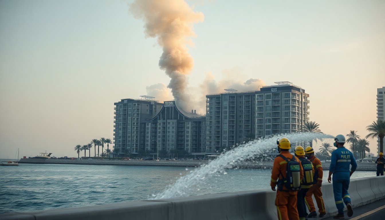 palm jumeirah hotel hit during reported iranian strikes as us and gulf forces respond 1772314230