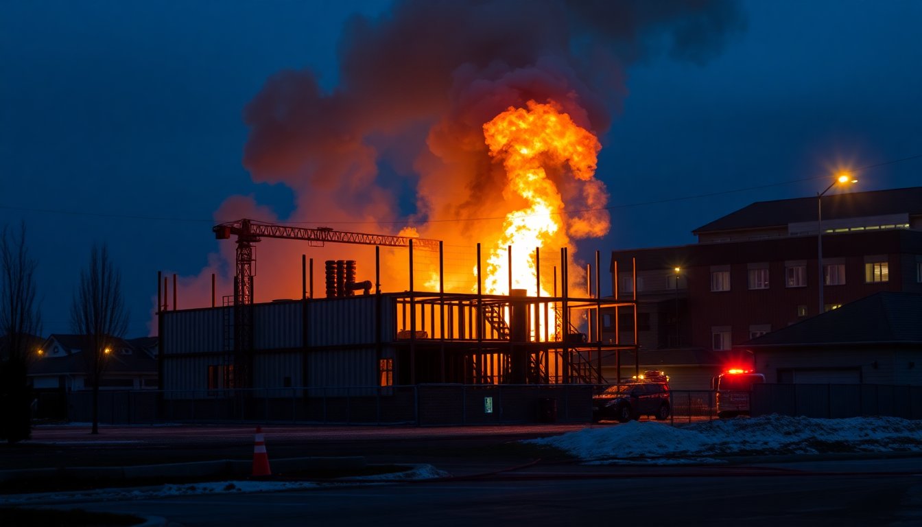 propane fire at construction site sends flames high near clareview recreation centre 1771760614