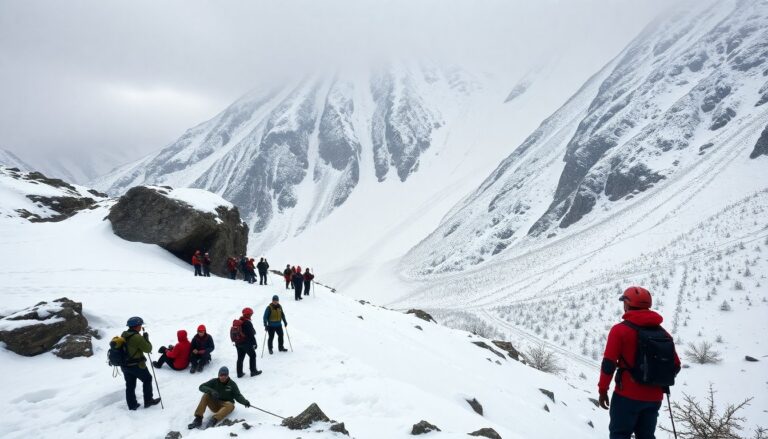 rescuers reach six survivors after castle peak avalanche frantic search continues for nine still missing 1771433124