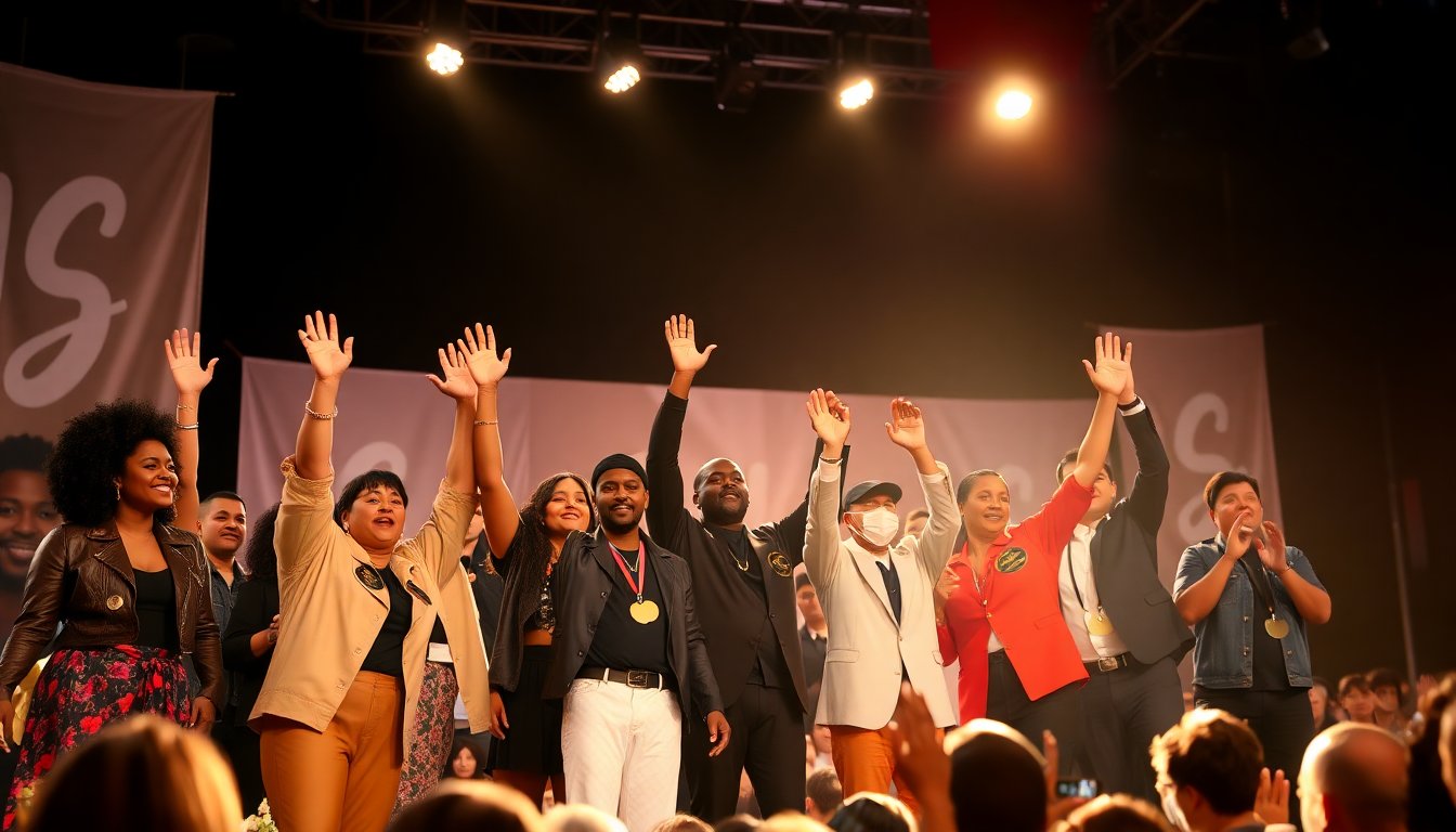 stars unite against ice highlights from the 2026 grammys 1770375670