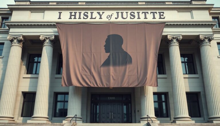 trump banner at the justice department raises alarms about independence of law enforcement 1771577390