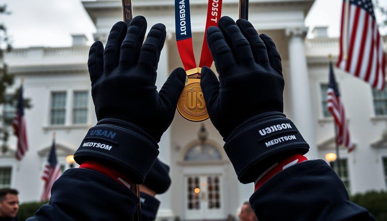 us mens hockey gold honored at white house visit and during the state of the union 1772043556