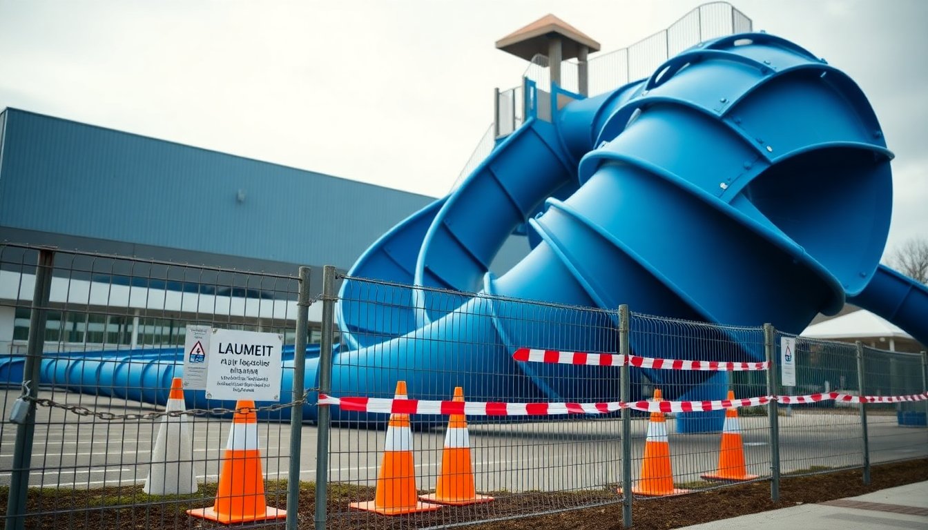 big blue waterslide at lakewood civic centre closed new slide planned for 2027 1773626245