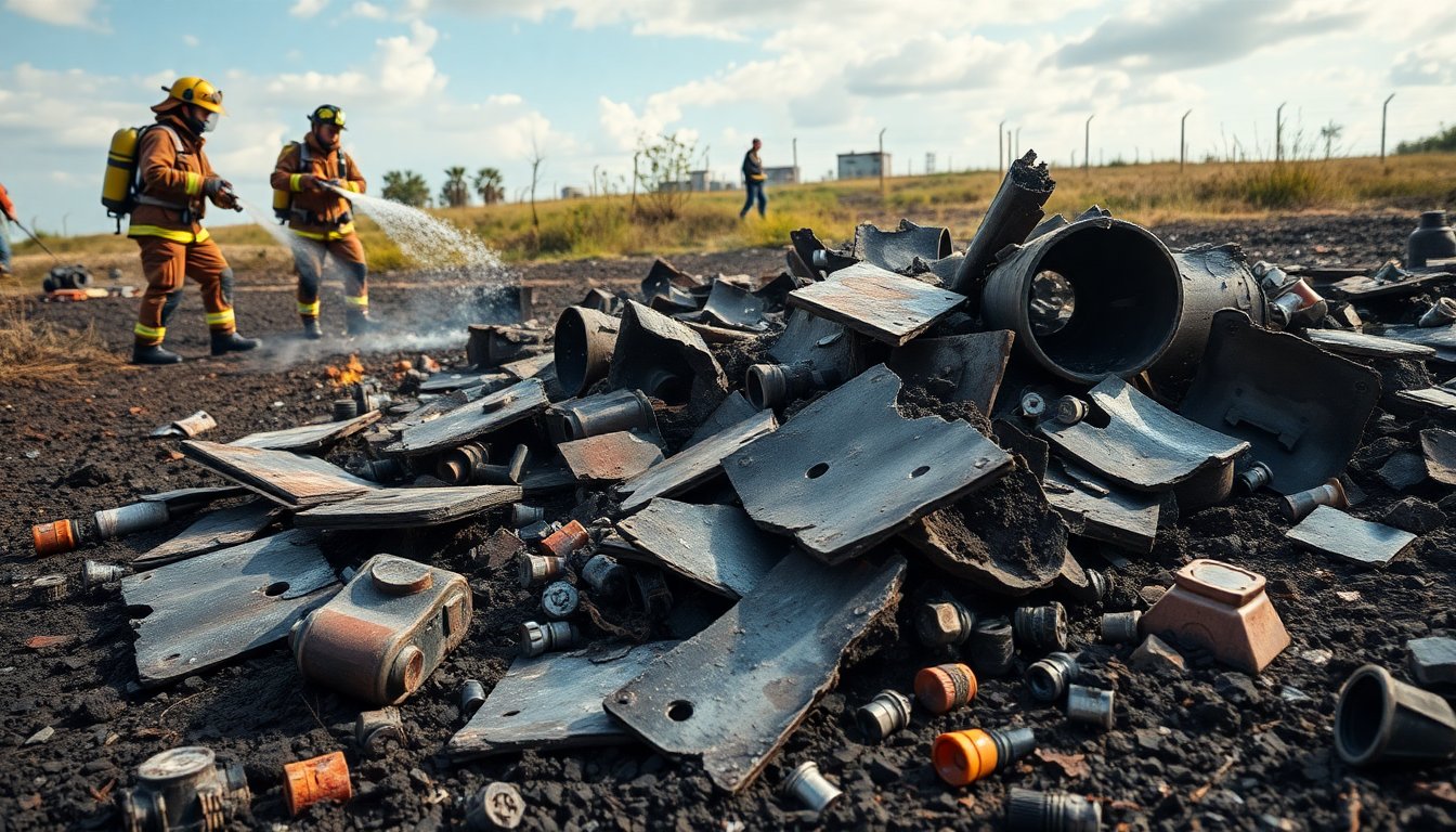 missile debris from iran suspected to land near petach tikva and ignite fires 1772753601