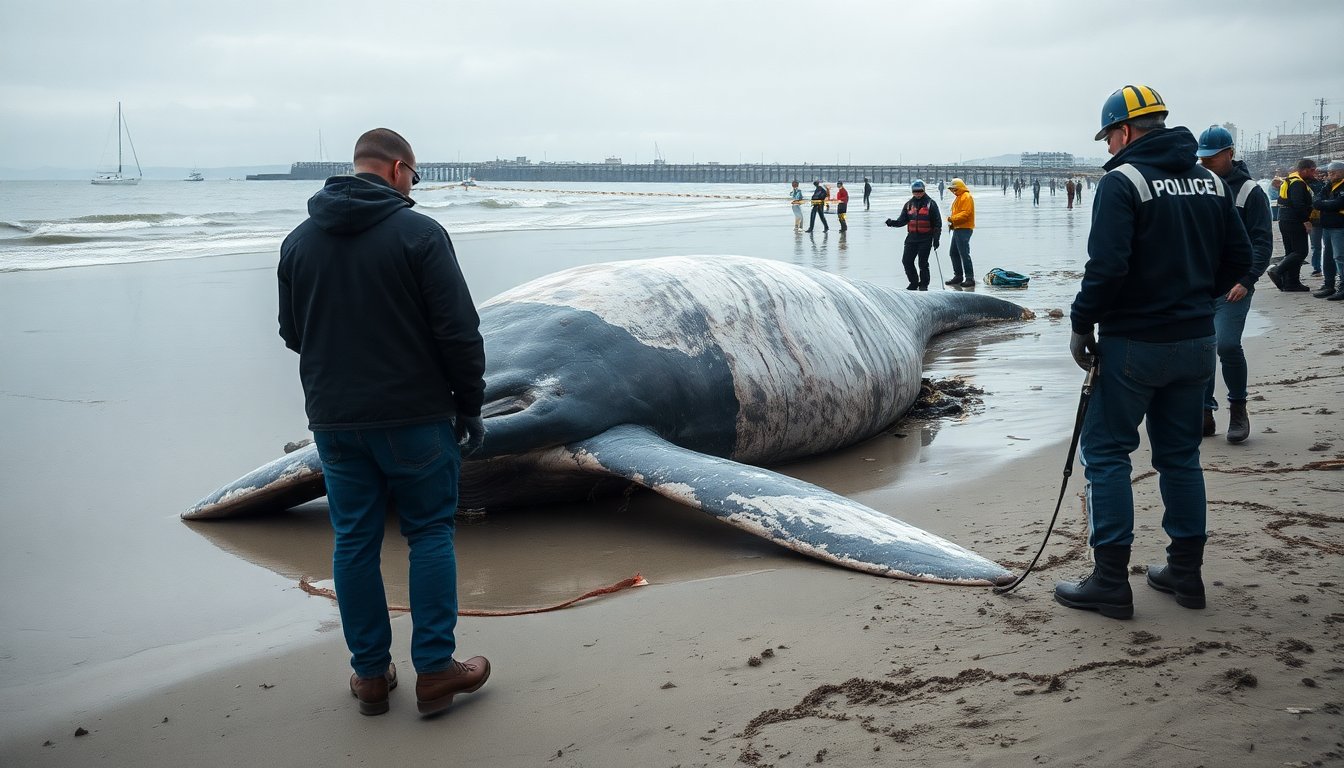 Necropsy points to boat collision in Rockaway Beach sei whale death