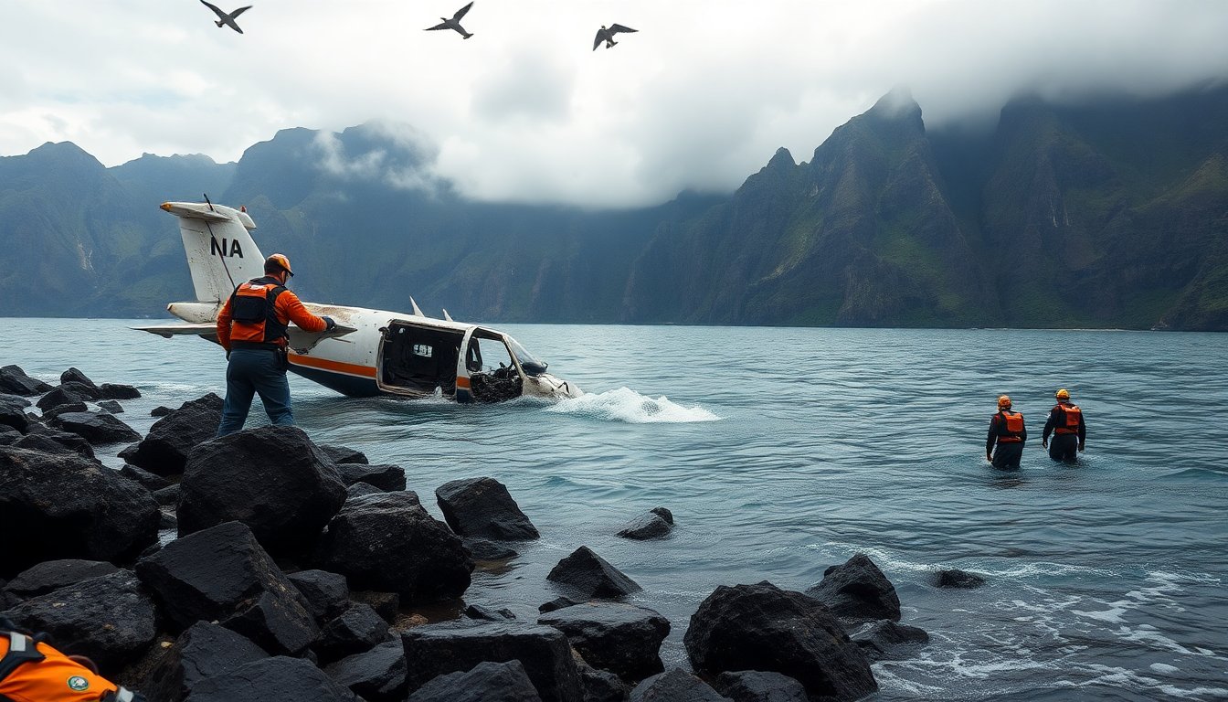 Tour helicopter crash off Kalalau Beach kills three and injures two