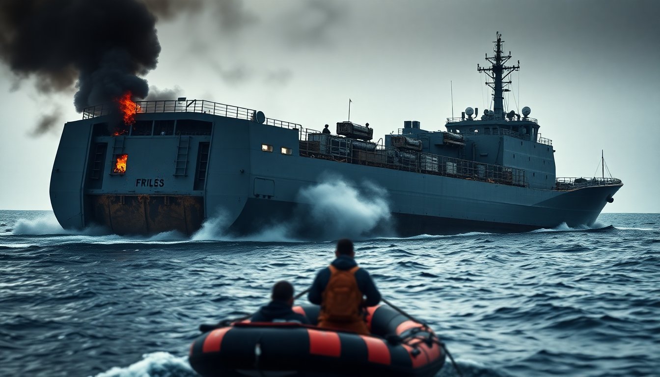 us torpedo strike sinks iris dena near galle sri lanka 1772652794