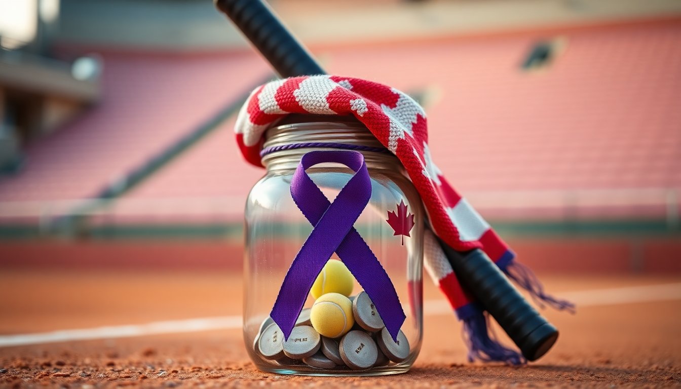 Canadian doubles star pledges $20 per game to the 1in3 Fund