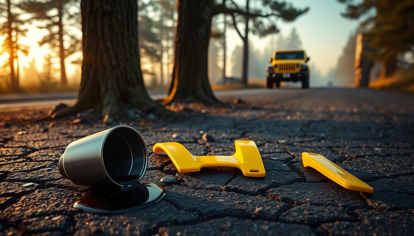 Groveland driver drifts off and drives jeep into two trees on Tuolumne Road