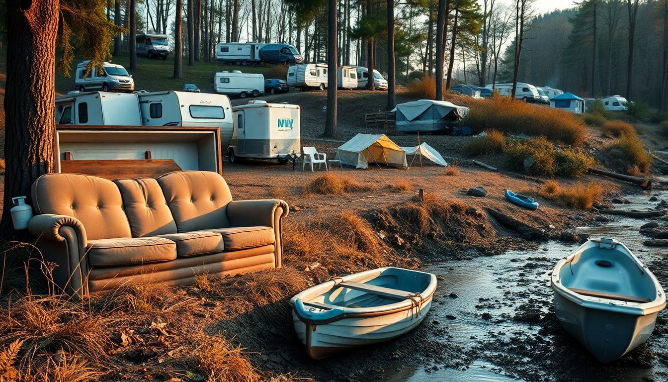 Growing squatter encampment near Trepanier Creek fuels water and wildfire worries