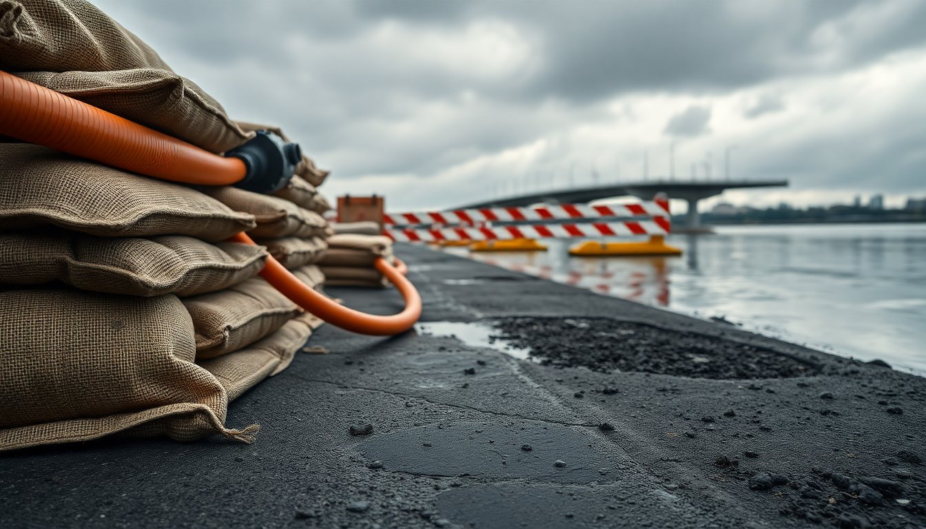 Montreal flood alert: Île Mercier bridge closed and sandbagging underway