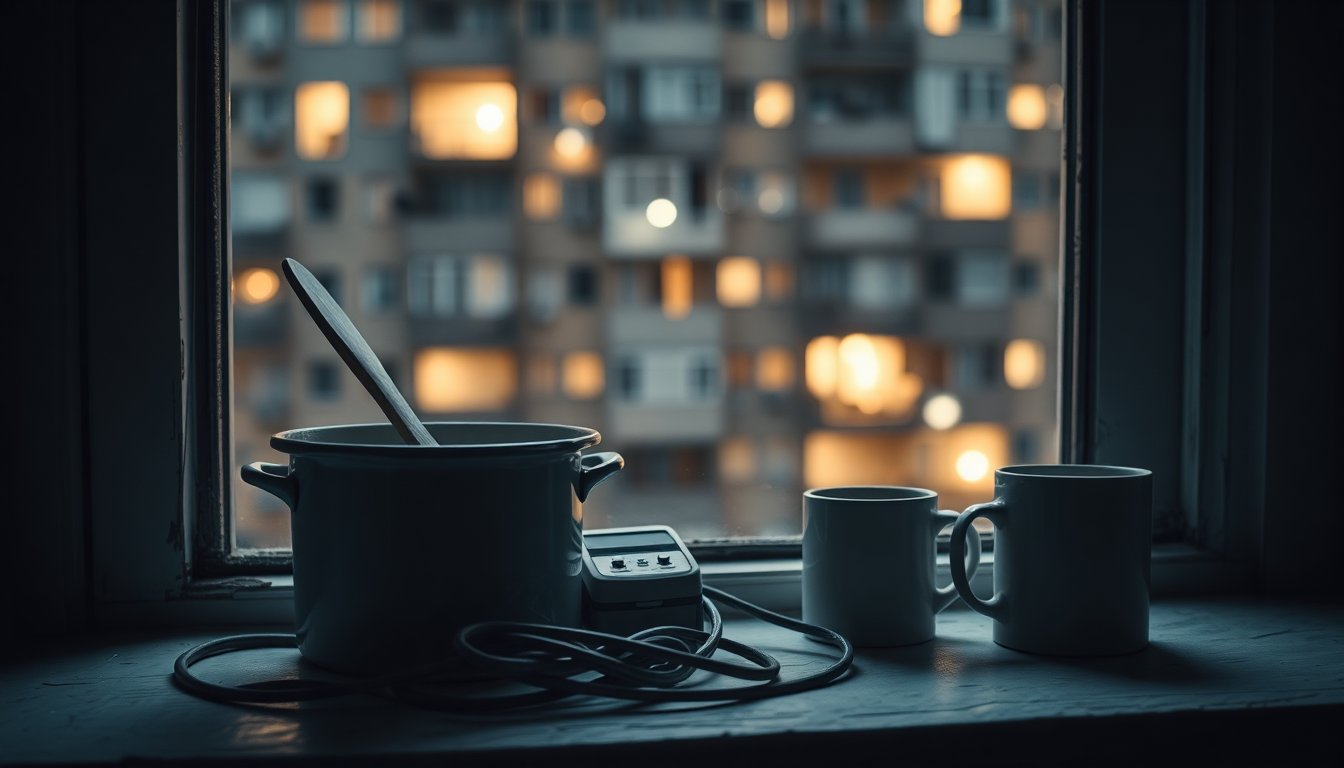Nightly noise at the windows: a home protest for a free internet
