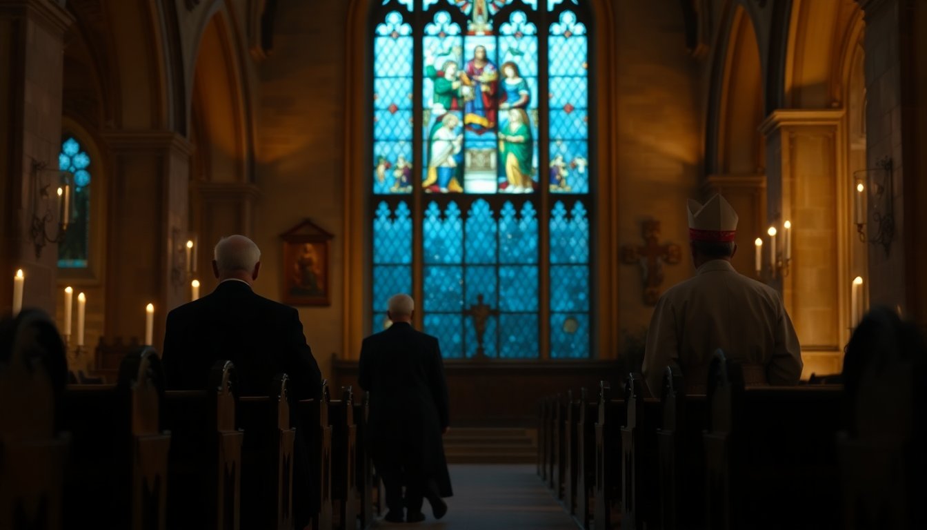 Pope and Sarah Mullally kneel together as Anglican–Catholic ties face fresh tensions