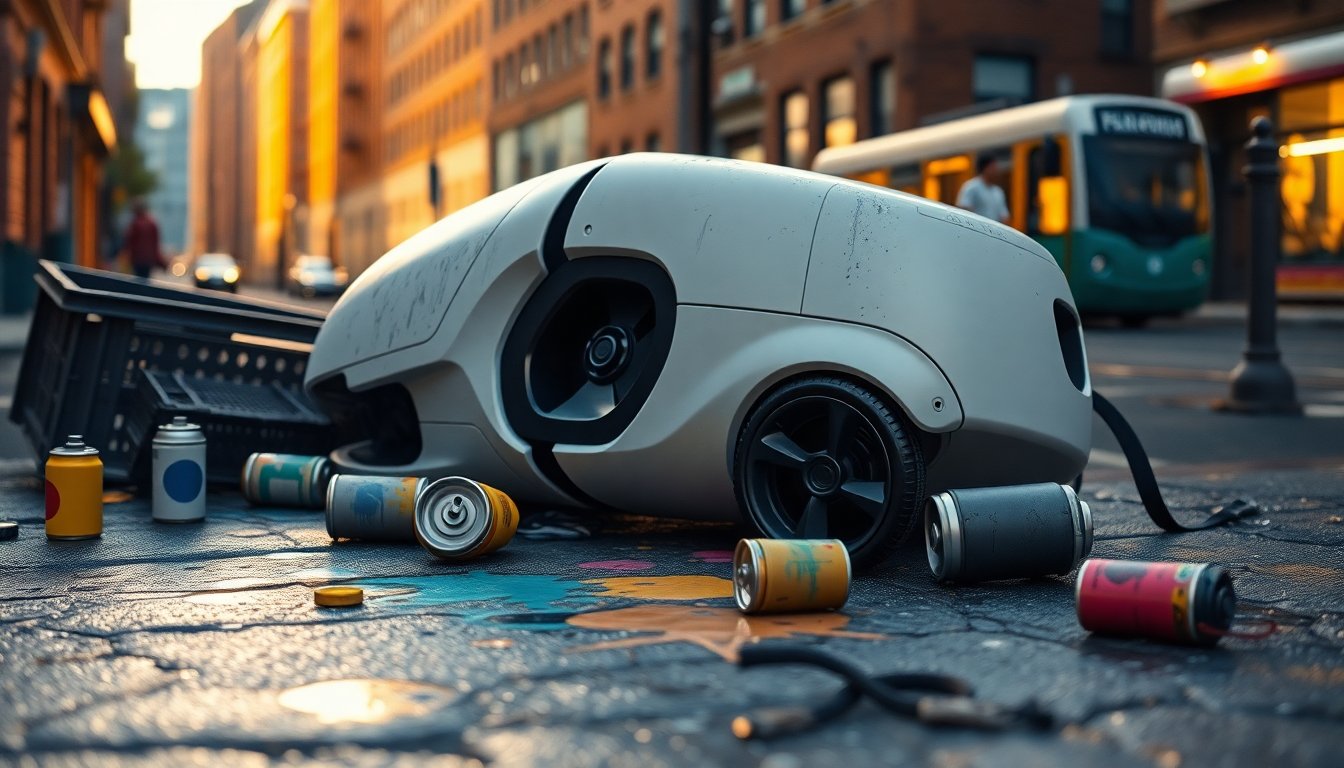 Why Philadelphians are attacking Uber Eats delivery robots