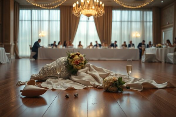 Bridesmaid wardrobe malfunction during reception entrance goes viral
