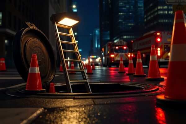 Fatal fall into open manhole near E. 52nd St. and 5th Ave in Midtown