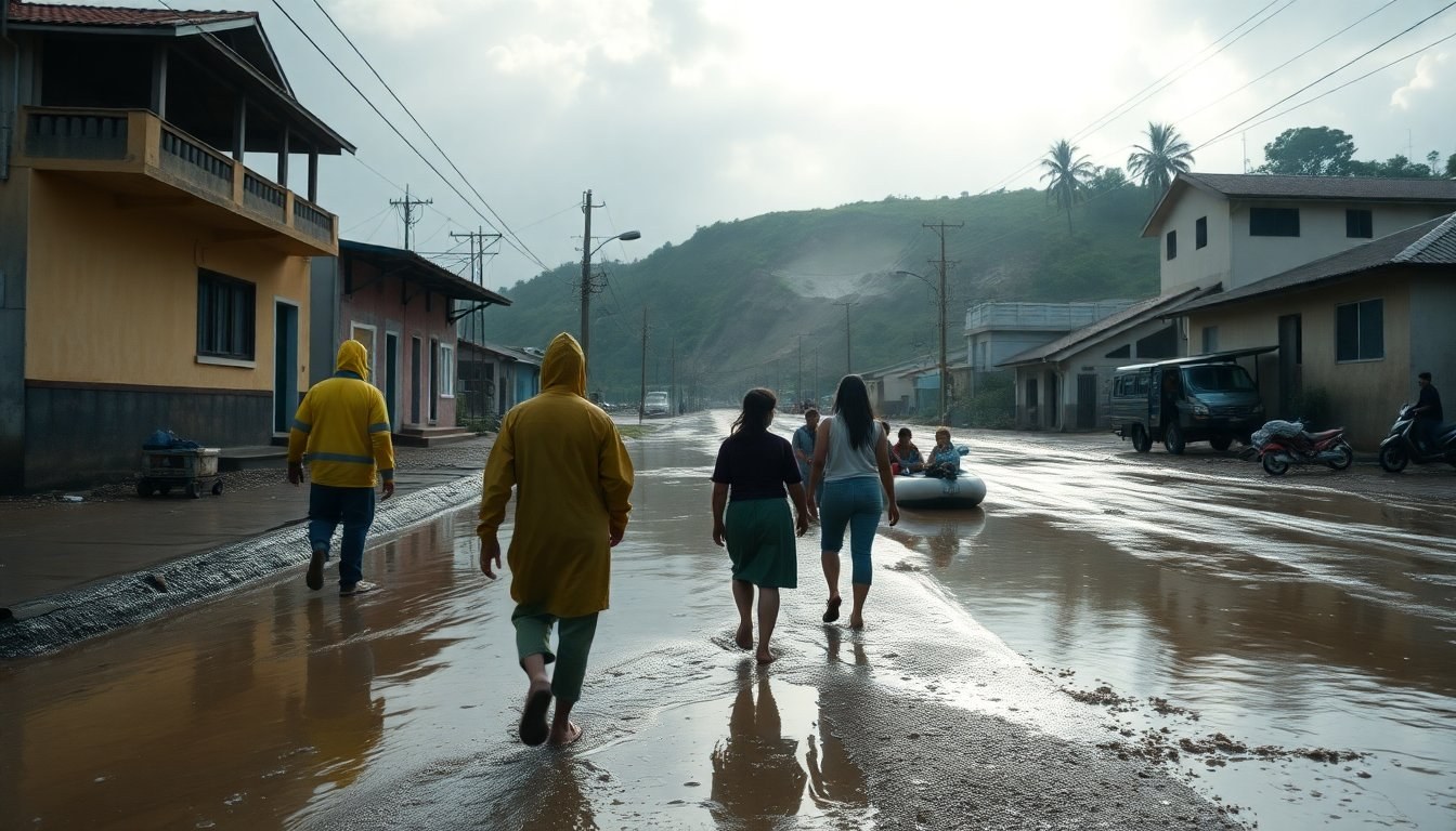 Heavy rains in northeast Brazil kill six and displace thousands