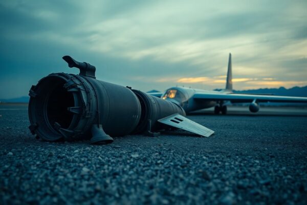 Air Force B-52 Bomber Incident at California's Edwards Air Force Base