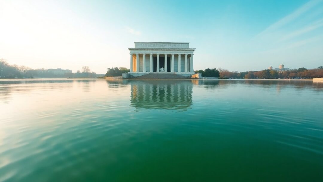 Algae Blooms Mar Lincoln Memorial Reflecting Pool After Recent Renovations
