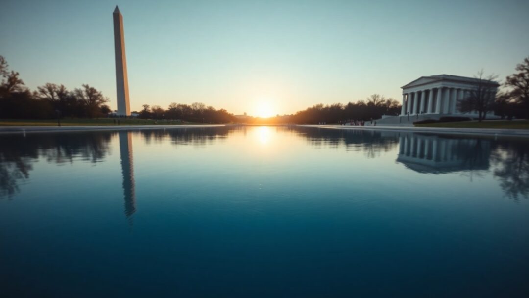 Trump Blames Vandals for Issues at Washington's Reflecting Pool