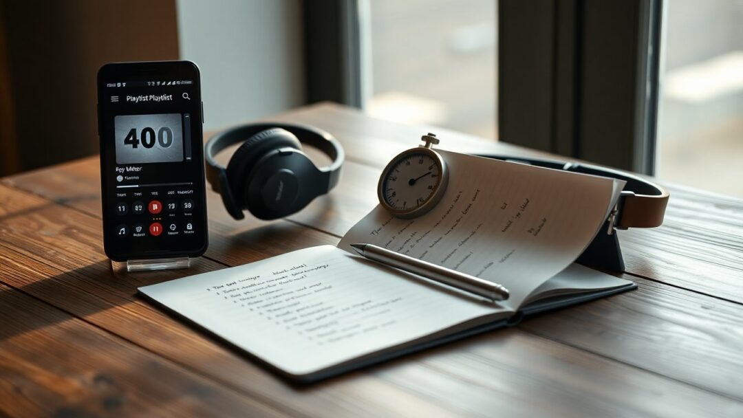 Crafting the perfect playlist with bpm and vibe