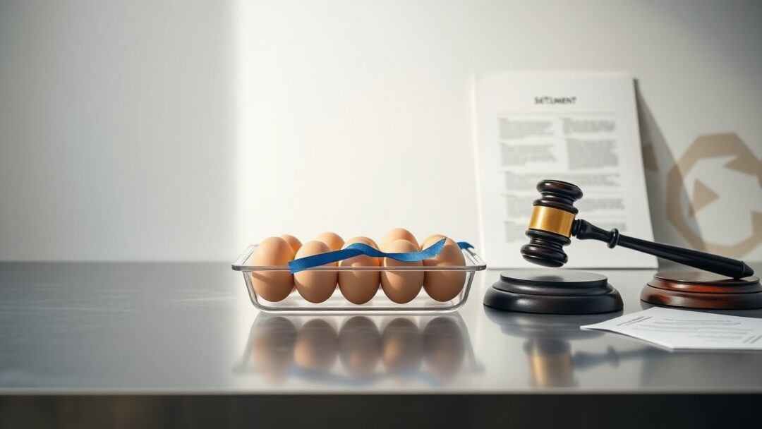 Major egg companies settle with justice department in price-fixing case