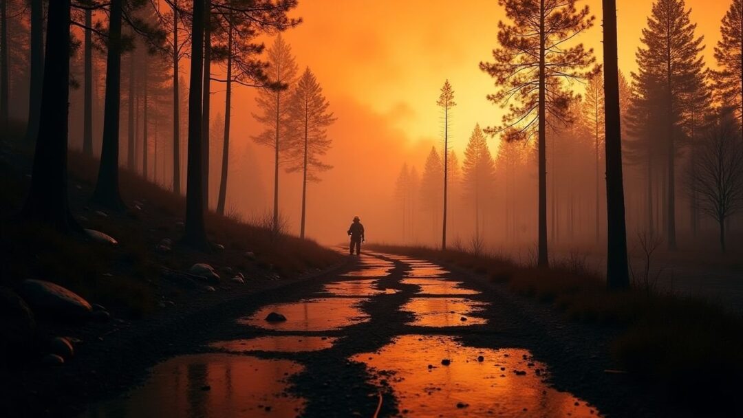 Massive Wildfires Ravage Historic Fontainebleau Forest Near Paris