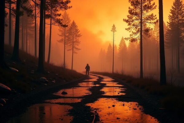 Massive Wildfires Ravage Historic Fontainebleau Forest Near Paris
