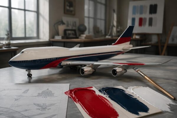President Trump's Air Force One Debuts Revamped Color Scheme