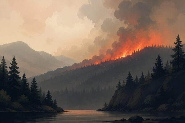 Wildfire detected in Colfax, New Mexico