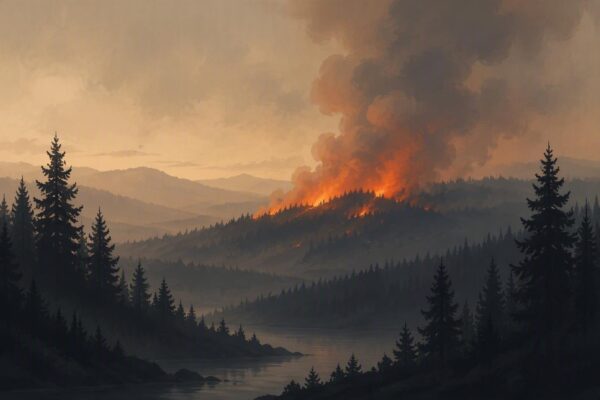 Wildfire detected in the United States, NASA EONET reports