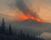 Wildfire detected in Carson, Texas, United States
