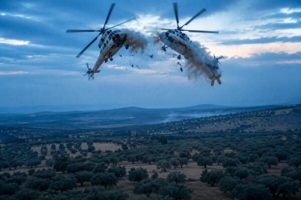 Greek firefighting helicopters collide mid-air, two crew members killed