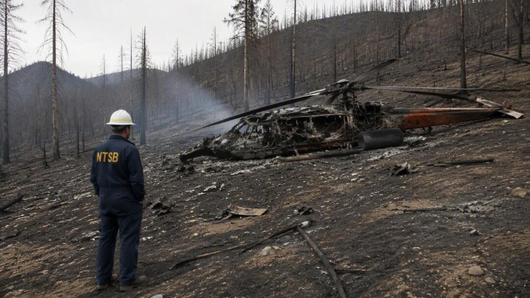 Utah wildfire helicopter crash: two pilots confirmed dead in Fishlake National Forest