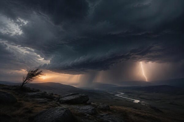 Severe storm Hurricane Polo in the United States