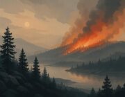 Wildfire detected in Pushmataha, Oklahoma, United States