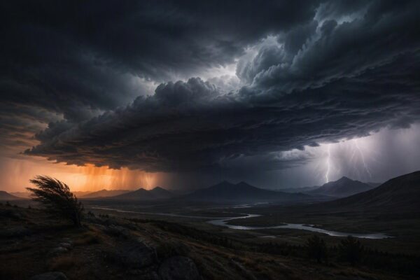 Severe storm in the United States, winds up to 287 km/h