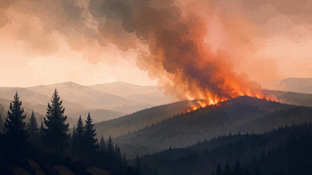 Wildfire in the United States: Breezy Fire Detected