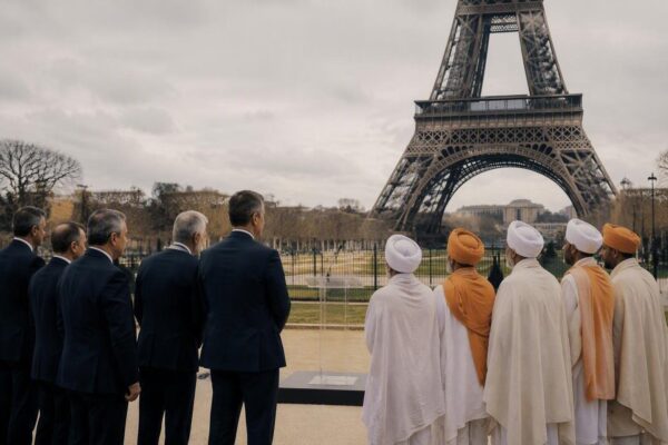 French Politicians Unite Against BAPS Gender Policies During Eiffel Tower Visit