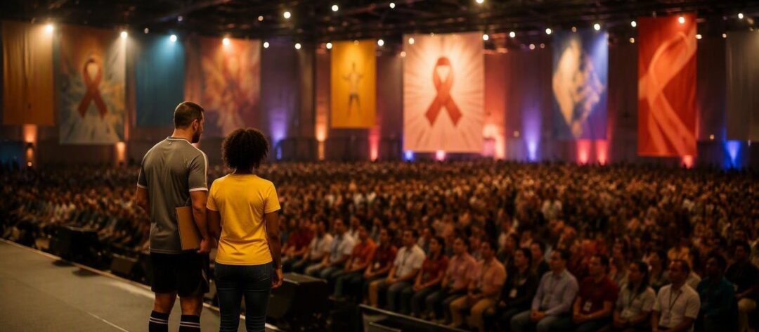 Gareth Thomas and Welton Gabriel Challenge HIV Misconceptions in Brazil