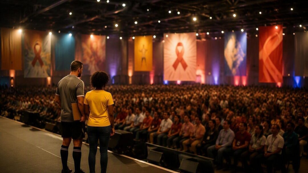 Gareth Thomas and Welton Gabriel Challenge HIV Misconceptions in Brazil