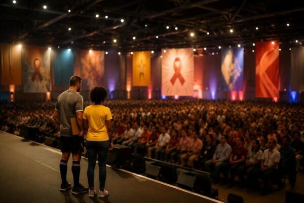 Gareth Thomas and Welton Gabriel Challenge HIV Misconceptions in Brazil