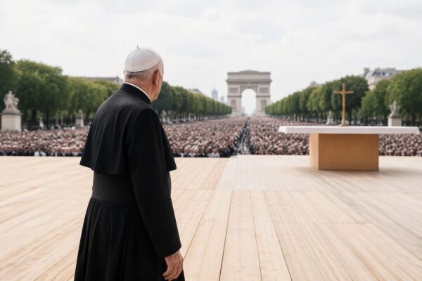 Hundreds of thousands attend Pope Leo XIV’s Paris Mass as he cautions on AI