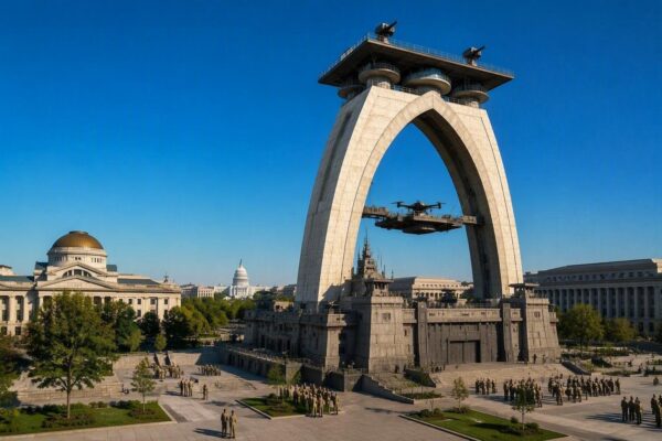 Trump’s 250-Foot Arch Faces Military Request and Historic-Preservation Clash