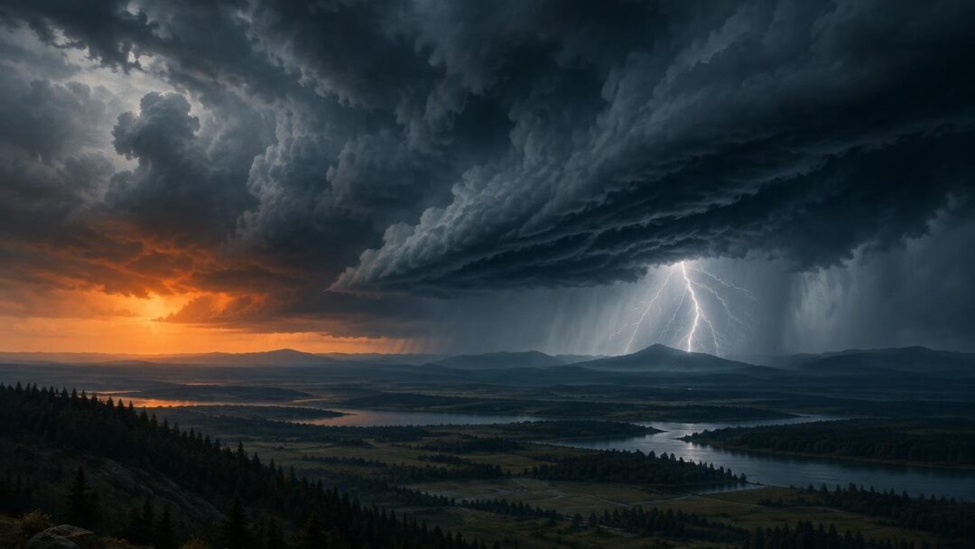 Severe storm — the United States (194.4 km/h)