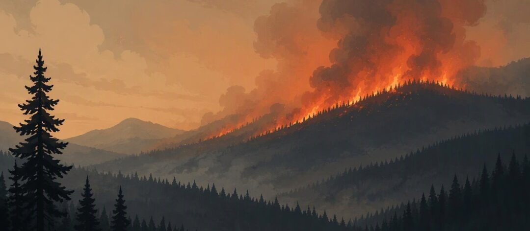 Wildfire detected in Walla Walla, Washington