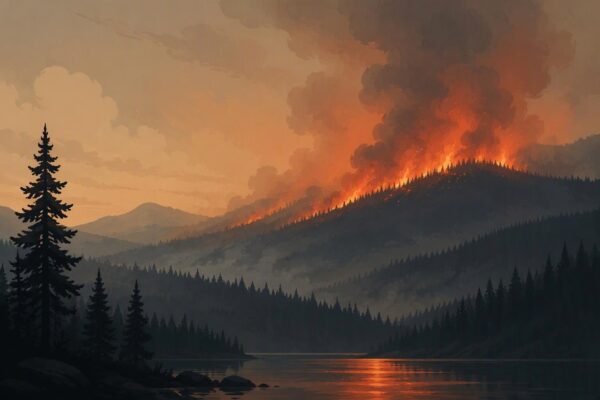 Wildfire detected in Walla Walla, Washington