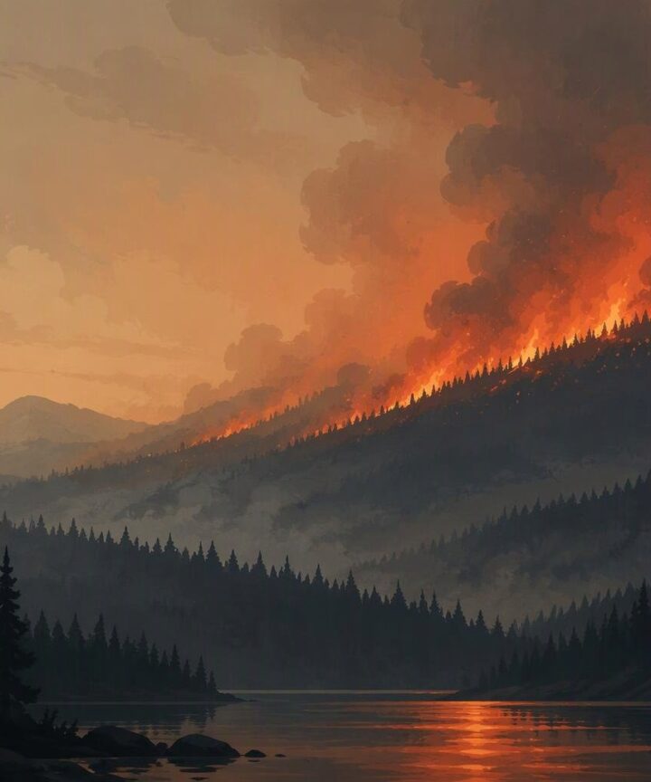 Wildfire detected in Walla Walla, Washington